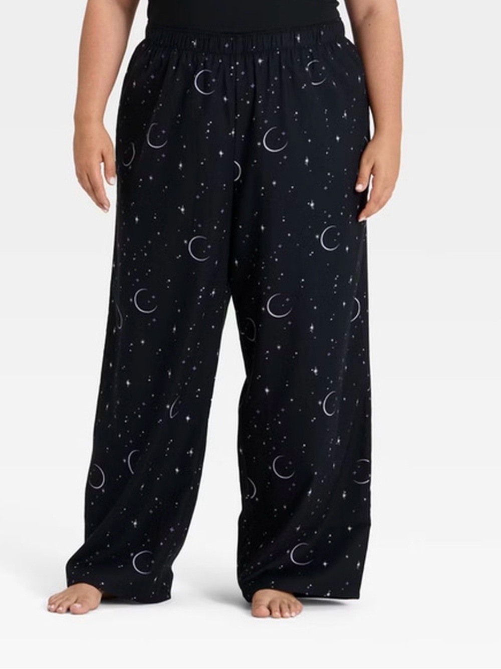Hyde & EEK! Pajama Pants Women's Size XL – Moon and Stars, Black (NWT)